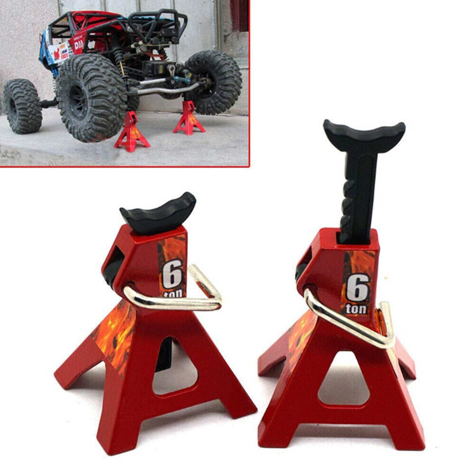 SeekFunning Adjustable Jack Stand Steel 13000 lbs, 2 Count
